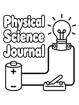 Free printable Simple Electric Circuit Journal Cover coloring page