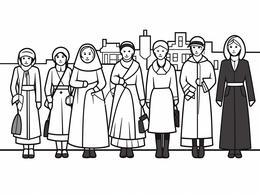 Free printable Pioneers Of Women's Suffrage Coloring coloring page