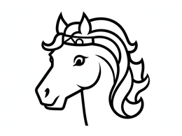 Princess Horse Coloring Page For Download - Coloring Page