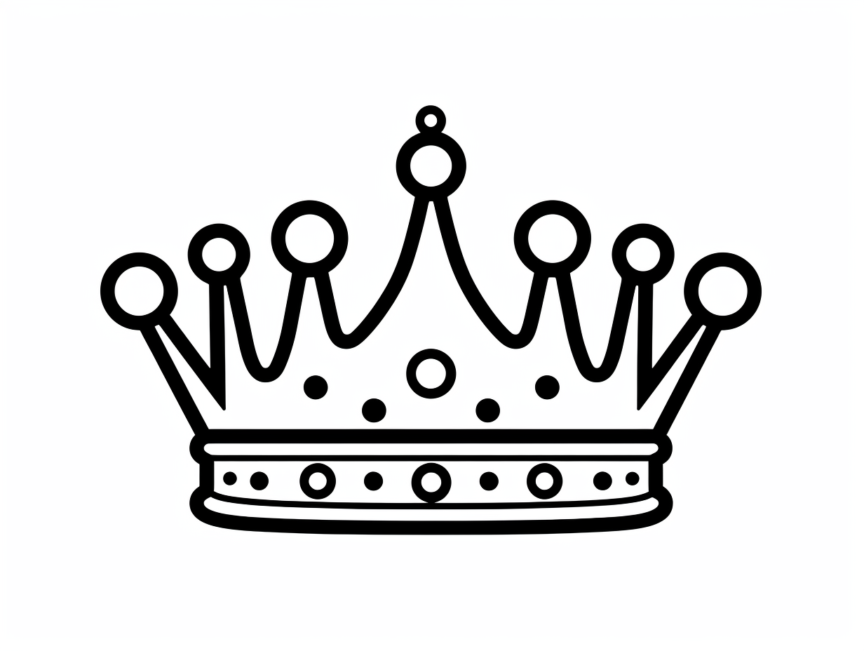 Princess Crown Coloring Page - Coloring Page