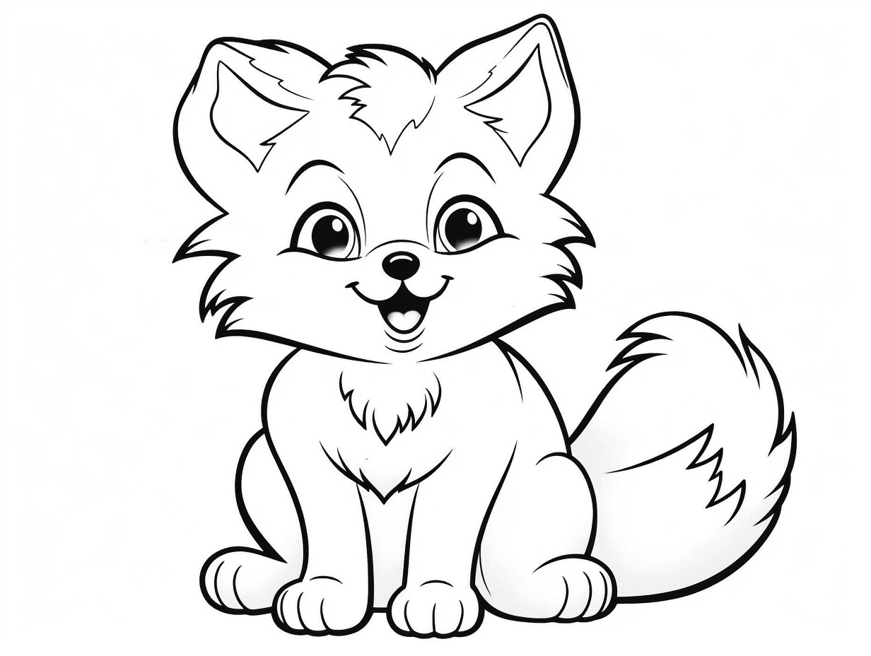 Printable Arctic Fox Coloring Page Coloring Page Printable Arctic Fox Coloring Page Coloring Page