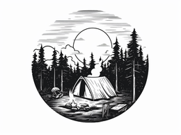 Printable Campfire Coloring Page - Coloring Page