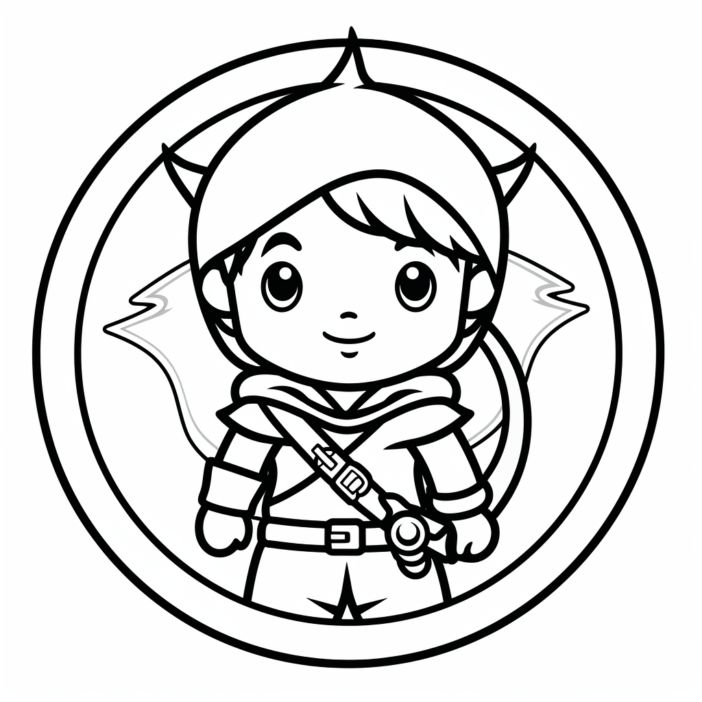 Robin Hood Adventure Coloring - Coloring Page