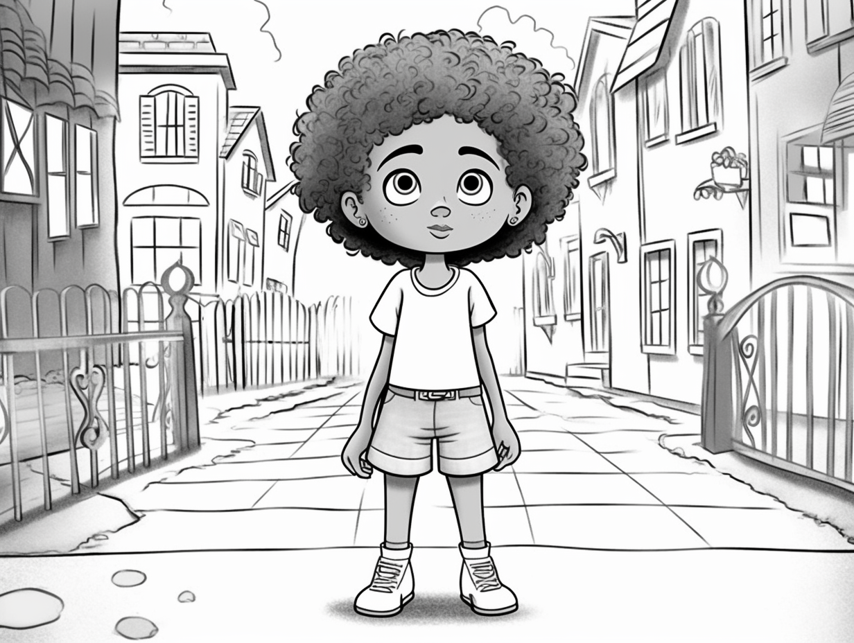 Ruby Bridges Tribute Coloring Page - Coloring Page