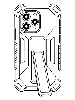 Free printable Rugged Phone Case With Kickstand coloring page