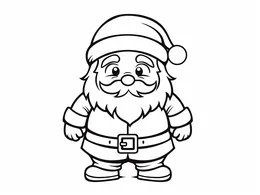Friendly Santa Claus In Winter Gear