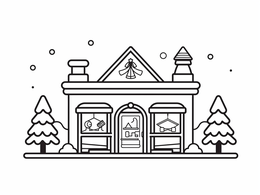 Santa'S Workshop coloring pages