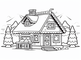 Free printable Santa's Workshop Magic Coloring coloring page