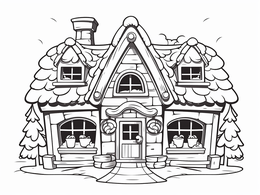 Free printable Santa's Workshop Wonders Coloring Page coloring page