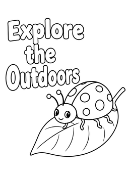 Free printable Cute Ladybug On Leaf coloring page