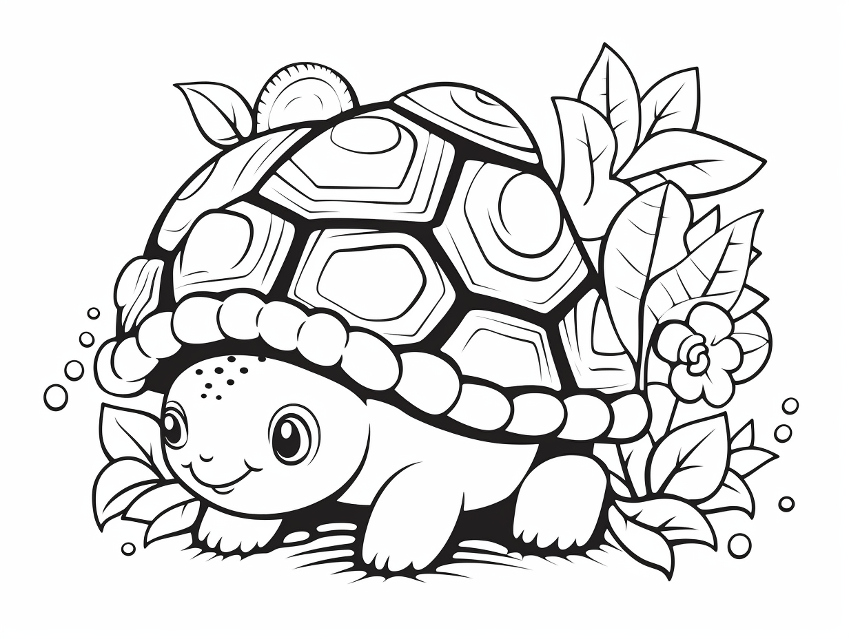 Silhouette Line Art Coloring - Coloring Page