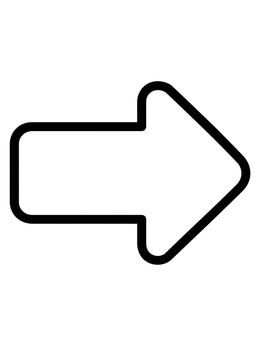 Free printable Simple Right Direction Block Arrow coloring page
