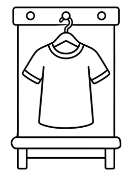 Free printable Soccer Jersey On Locker Hanger coloring page