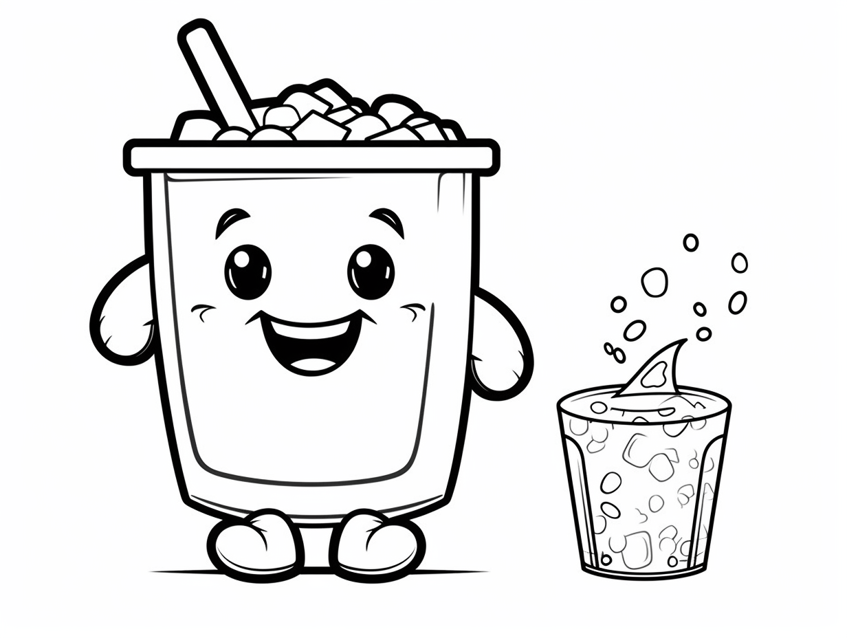 Soda Inspired Coloring Pages - Coloring Page