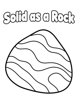 Free printable Solid As A Rock Jasper Stone coloring page