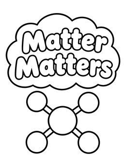 Free printable Matter Matters Molecule Diagram coloring page