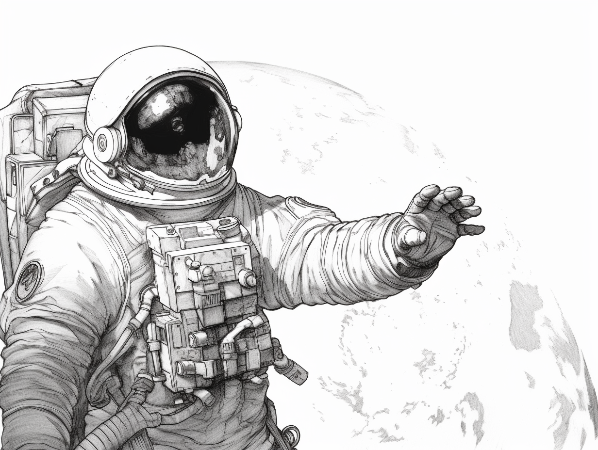 Space Voyager Coloring Page - Coloring Page