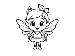 Fairy: Little Sprite With Leaf Hair Bow