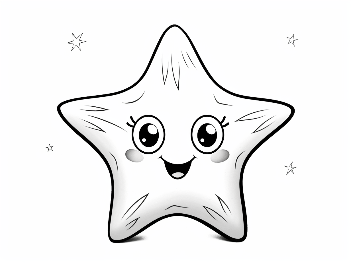 Star Filled Coloring Experience - Coloring Page