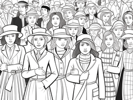 Free printable Suffragette Coloring Page For Adults coloring page