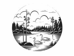 Swamp Wonderland Coloring - Coloring Page