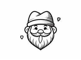 Free printable Sweet Valentine Gnome Coloring Page coloring page