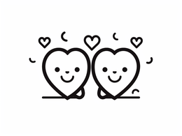Free printable Sweet Valentine's Heart Coloring coloring page