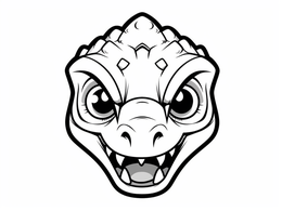 Free printable T Rex Dinosaur Coloring Fun coloring page