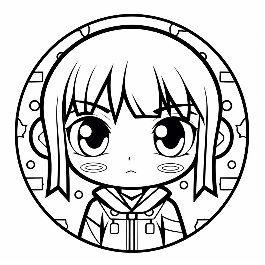 Touching Anime Coloring - Coloring Page