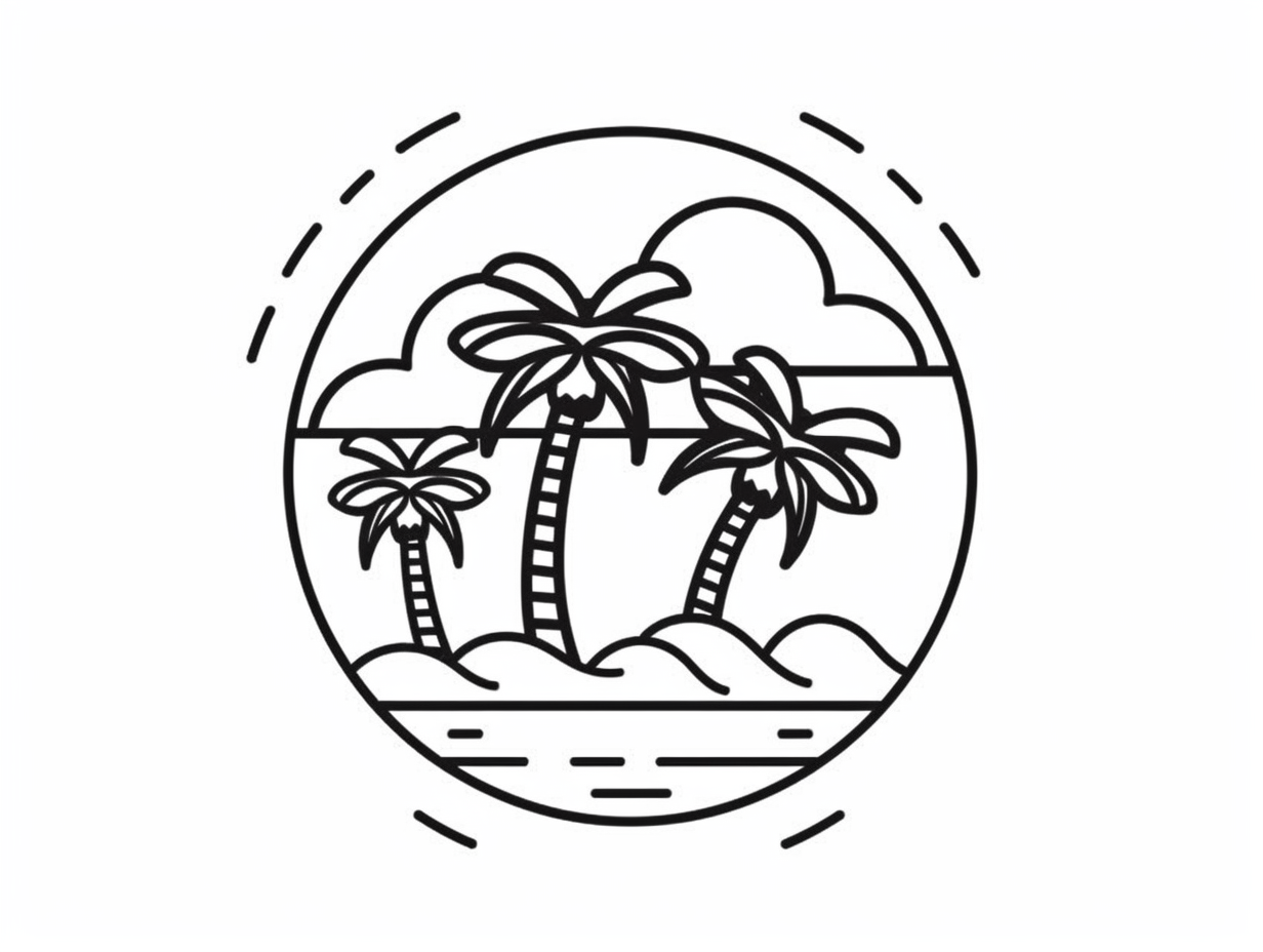 Tropical Coloring Pages: Top 25 Free Printable Designs