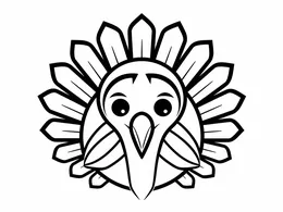 Friendly Turkey With Big Feathers