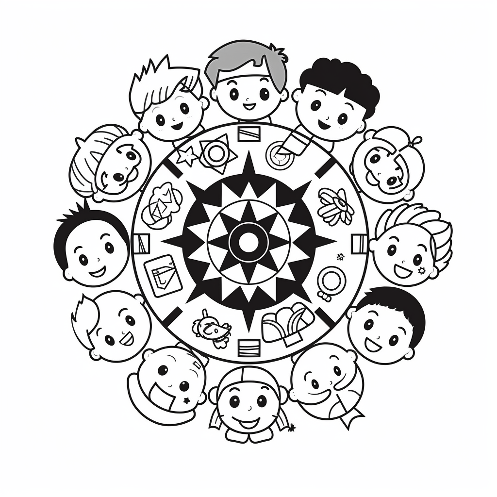 Understanding Diversity Coloring Page - Coloring Page
