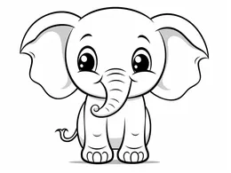 Tiny Elephant With Big Floppy Ears