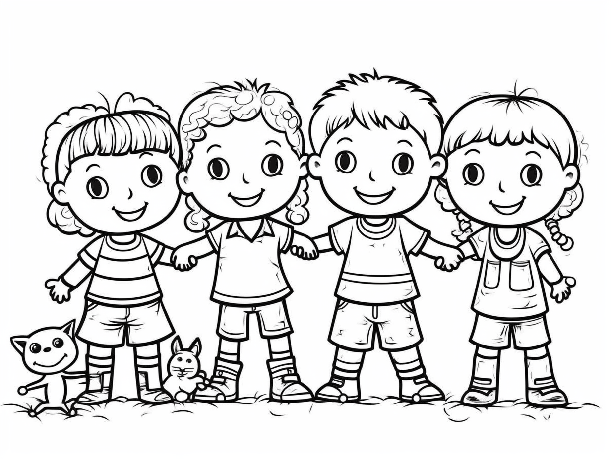 Unity Coloring For Kids - Coloring Page