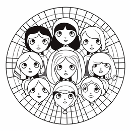 Free printable Women Fighting For Rights Coloring coloring page