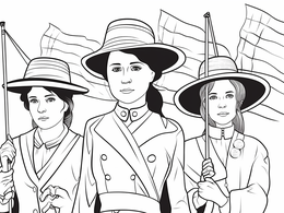 Free printable Women Making History Coloring coloring page