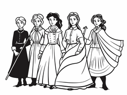 Free printable Women's Empowerment Coloring coloring page