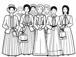 Free printable Women's Equality Coloring Sheet coloring page