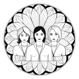 Free printable Women's History Coloring Picture coloring page