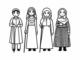 Free printable Women's Suffrage Heroes coloring page