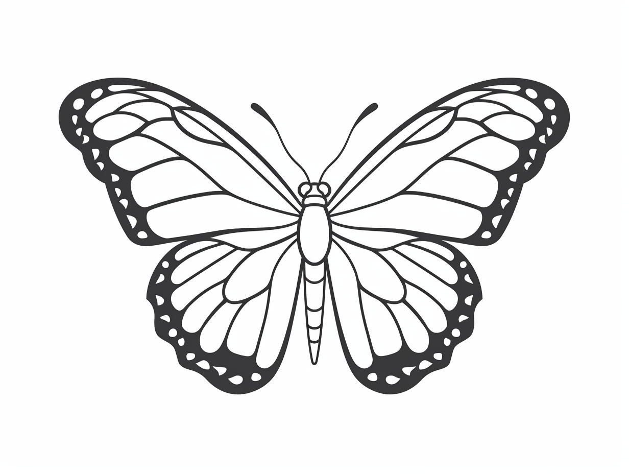 Monarch Butterfly Coloring Pages