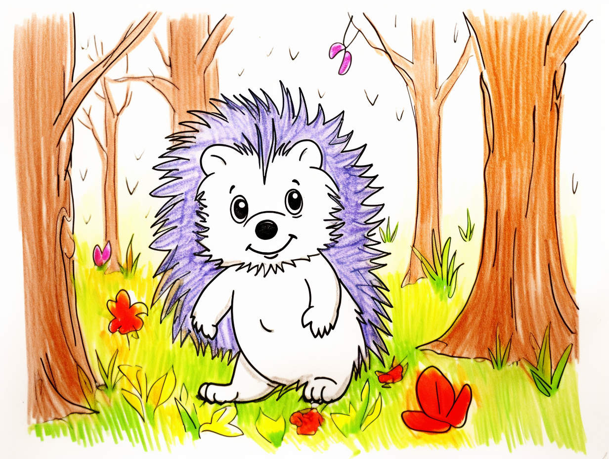 Cute hedgehog by Emma (5)