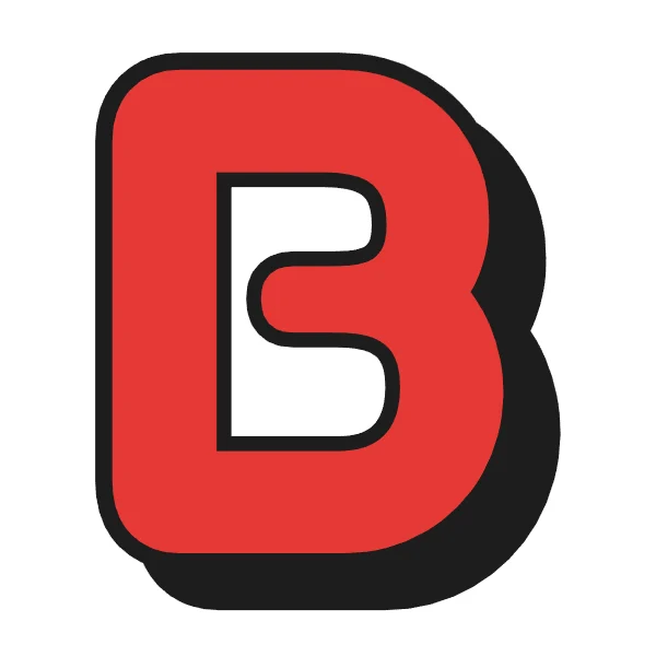 How to draw bubble letter B: step 4 of 4