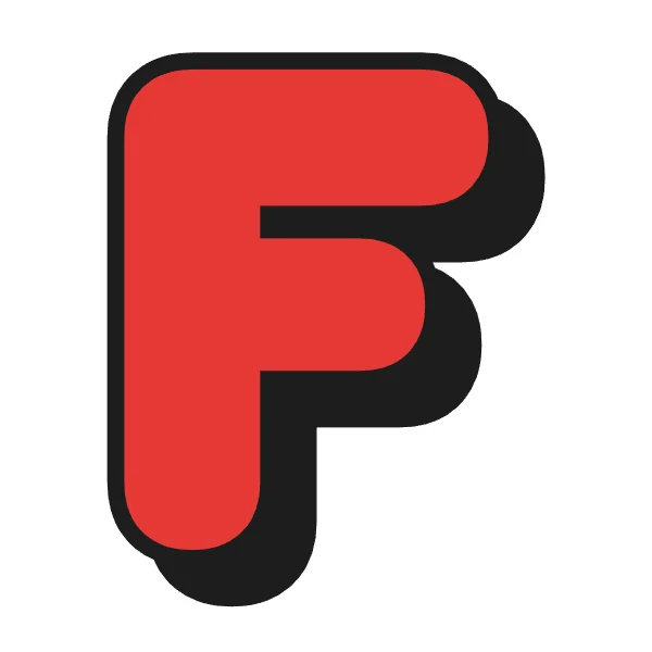 How to draw bubble letter F: step 4 of 4