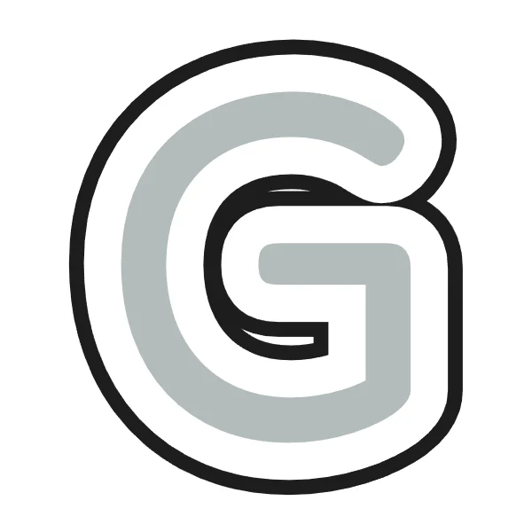 How to draw bubble letter G: step 2 of 4