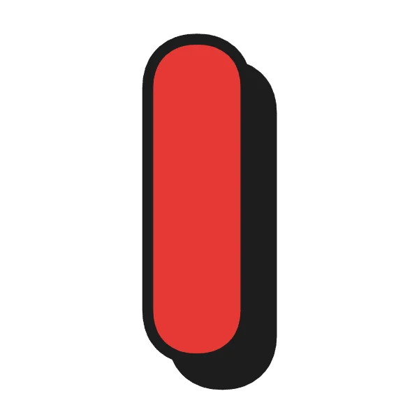 How to draw bubble letter I: step 4 of 4