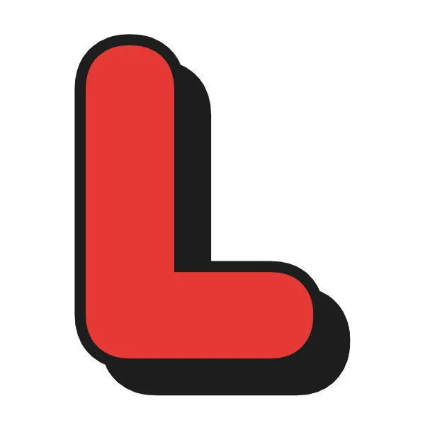 How to draw bubble letter L: step 4 of 4