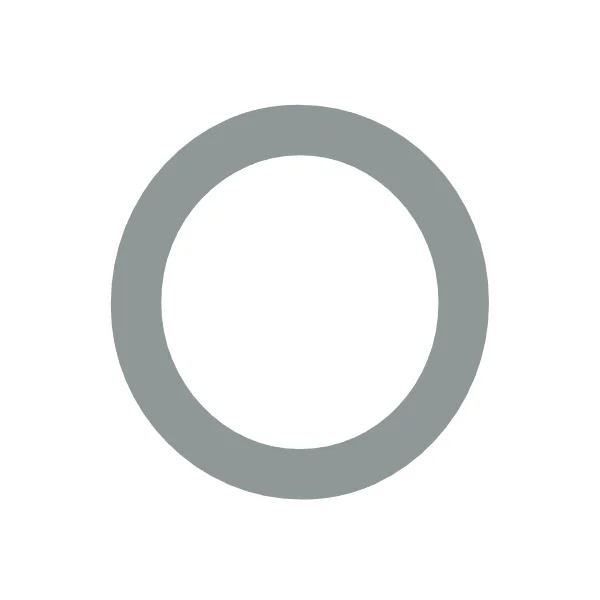 How to draw bubble letter O: step 1 of 4