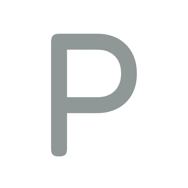 How to draw bubble letter P: step 1 of 4