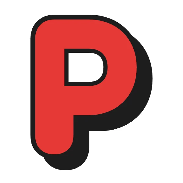 How to draw bubble letter P: step 4 of 4